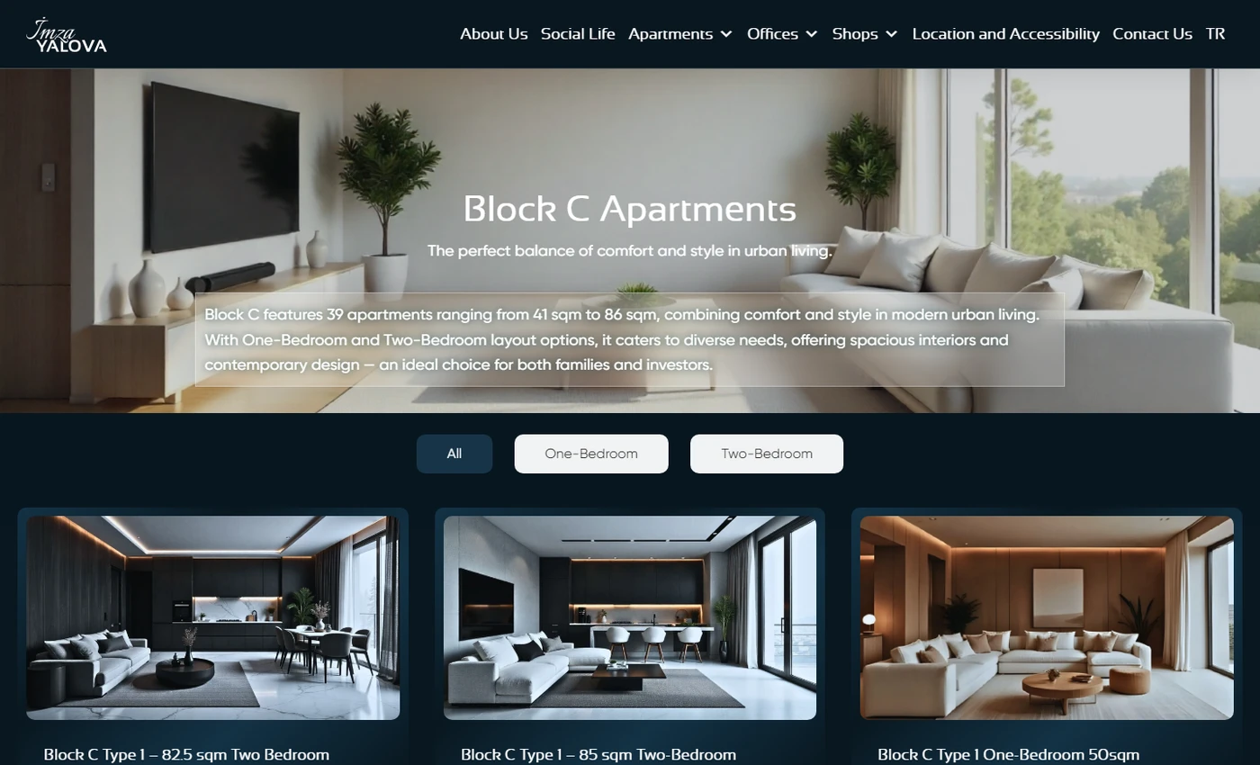 İmza Yalova Block C Apartments İngilizce versiyonu