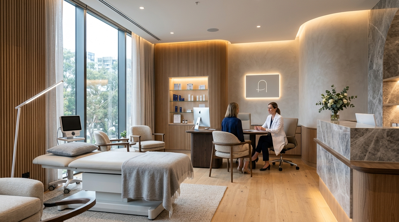 Uluslararası sağlık turizmi VIP klinik muayene ve hasta kabul salonu